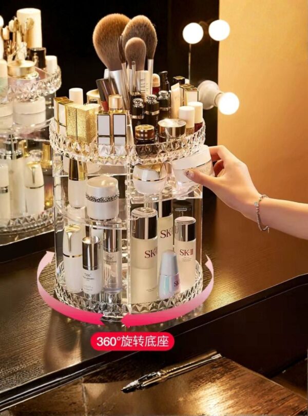 Estante de Maquillaje Giratorio