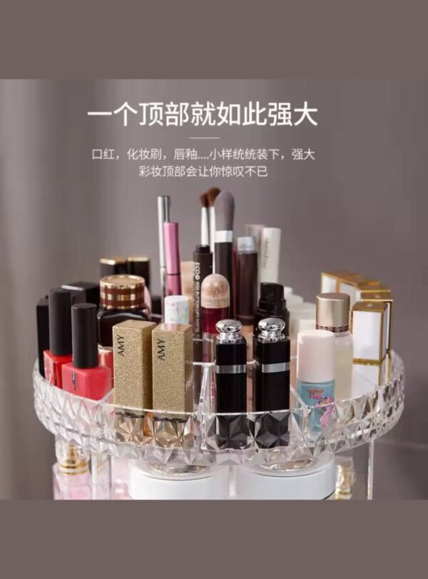 Estante de Maquillaje Giratorio